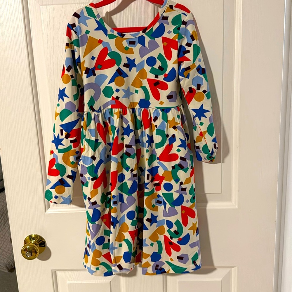 Hanna Andersson 
Valentines Skater Dress with Pockets - like new